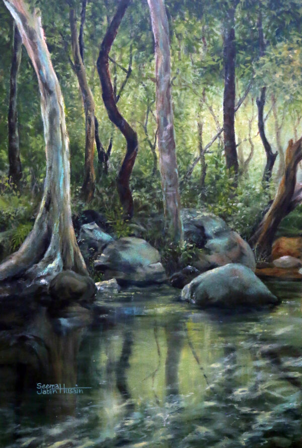 Forest landscape connector oil painting